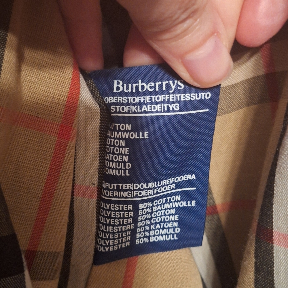 Burberrys England Vintage Full Zip Men's Bomber Style Jacket Preppy Old Money - Picture 4 of 14